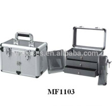aluminum hairdressing case with 3 drawers inside high quality